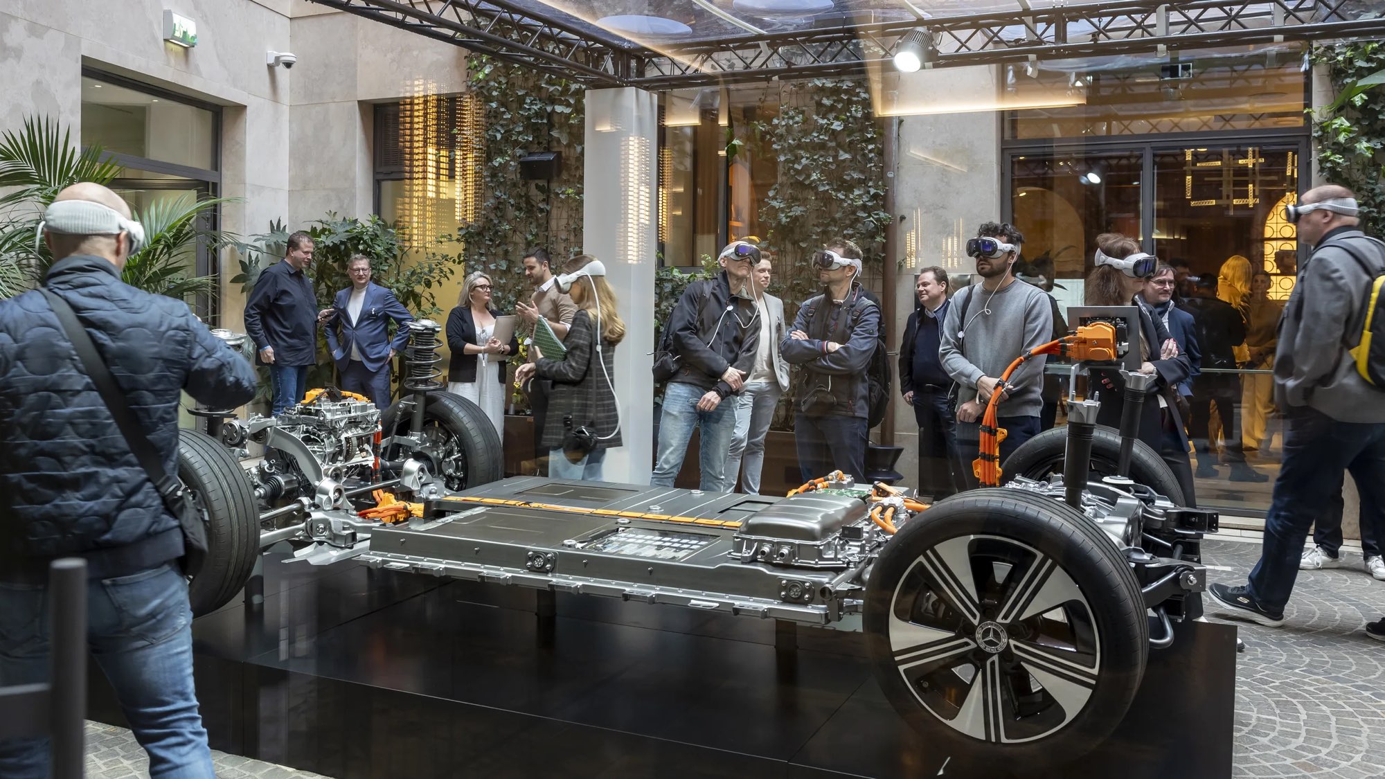 Besucher in der Anwendung W Hotel Rom